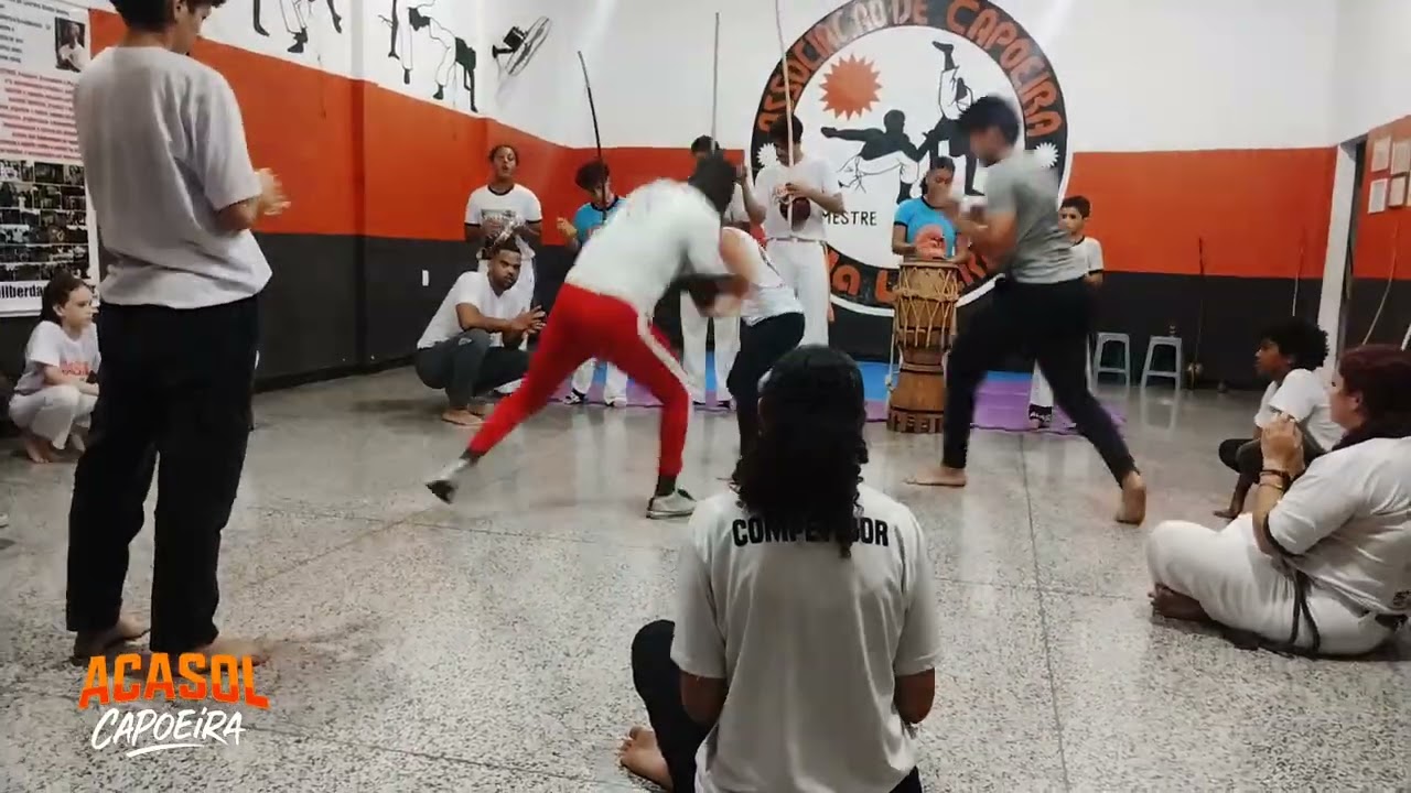 Roda na sede Acasol Capoeira - Jogos em São Bento Grande. 