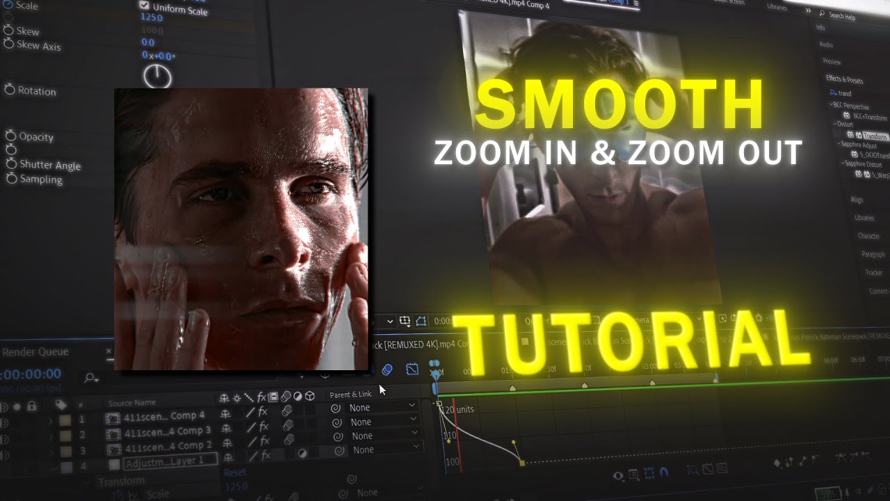 Smooth Zoom IN & OUT | After Effects Tutorial