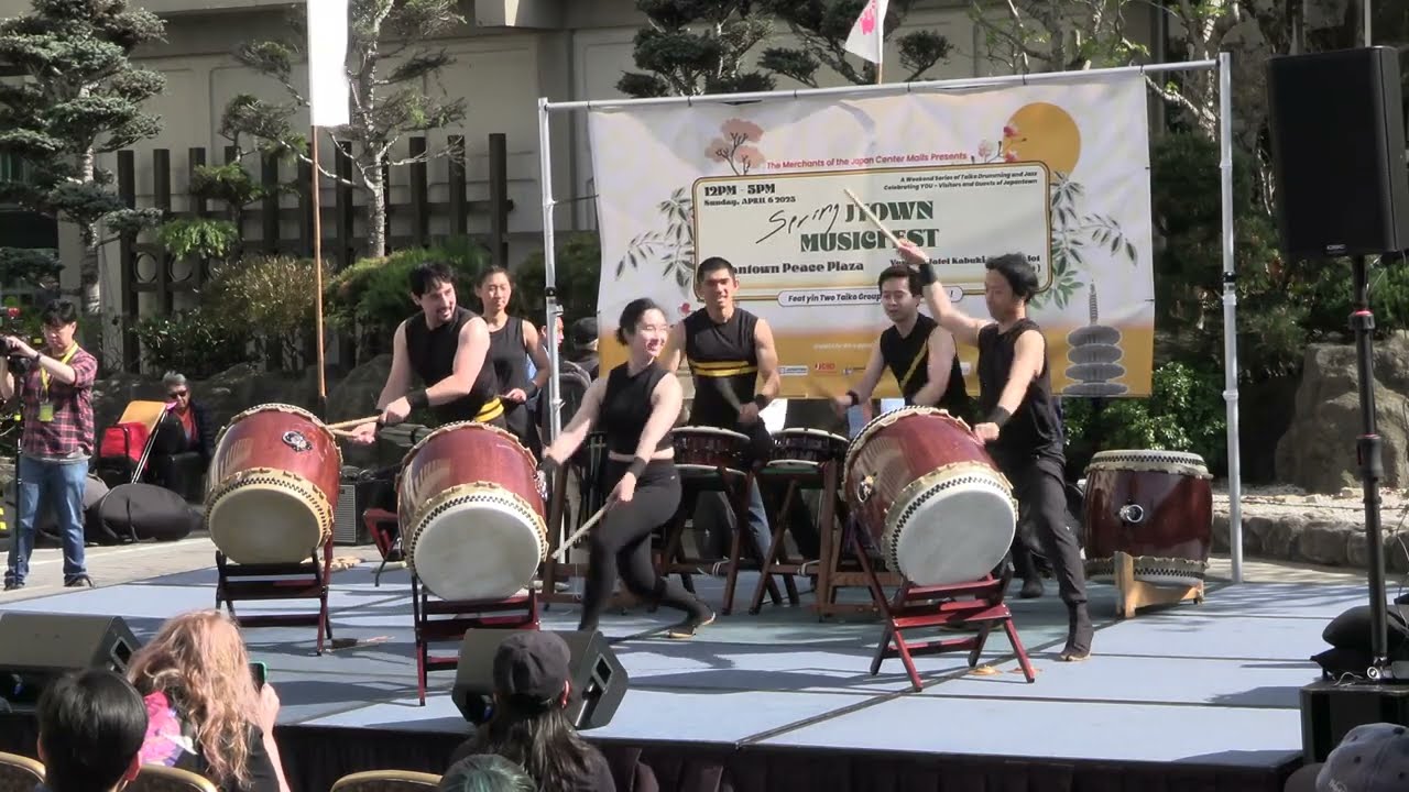 Jiten Daiko @ Spring Japantown Musicfest Hotel Kabuki San Francisco California (April 6, 2025)