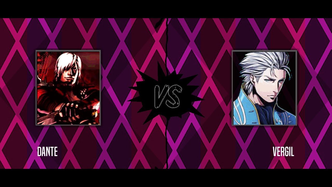 DANTE (DMC) vs VERGIL (DMC) Mugen Game Jus!!