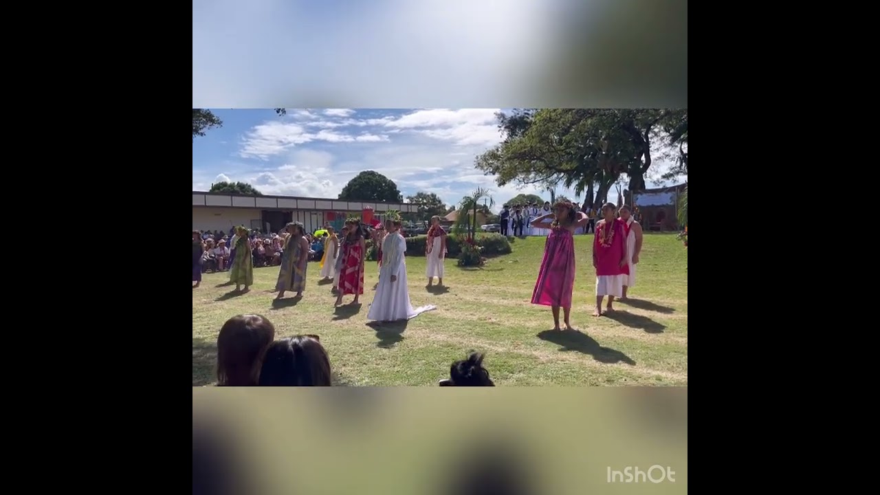 Kekaha Elementary School May Day: King- Teo Achuara and Queen Hapuna Aranio
