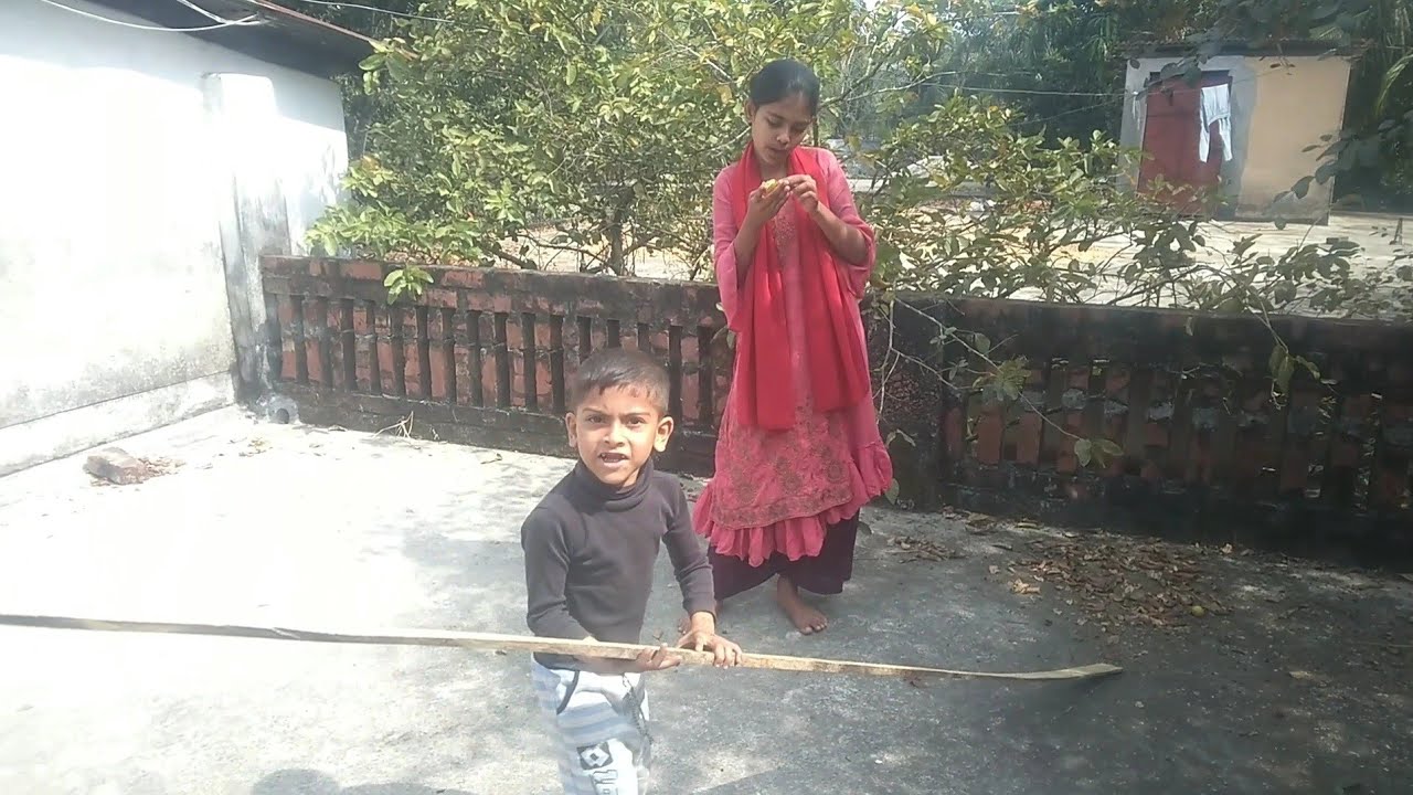 মাইনুর বড়ই পাড়তে গিয়ে কি কান্ড করলো🥰 #viralvideo #funny #youtubeshorts #mynur. 
