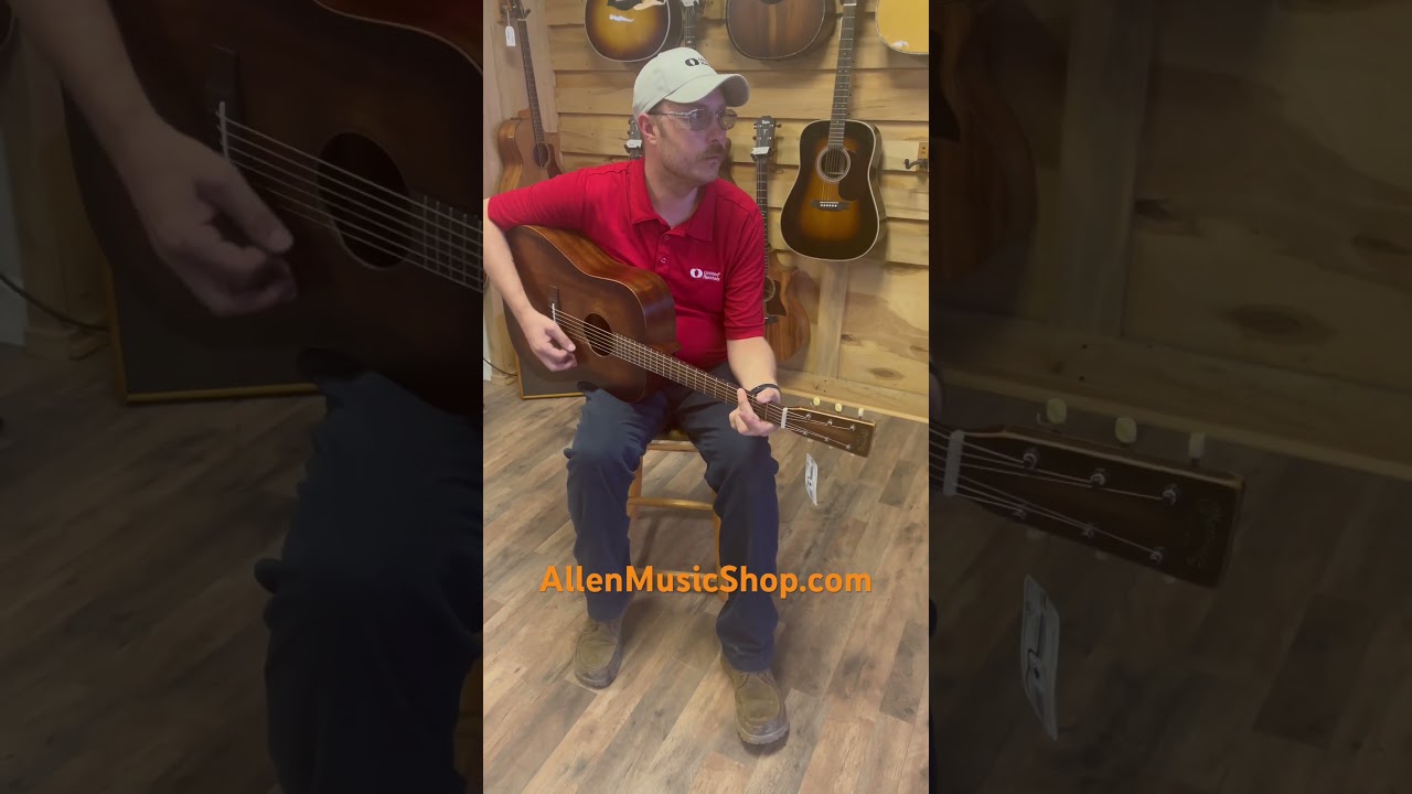 Josh Williams 10 second warm up on the D15M Streetmaster Martin before the 3 time IBMA winner jams