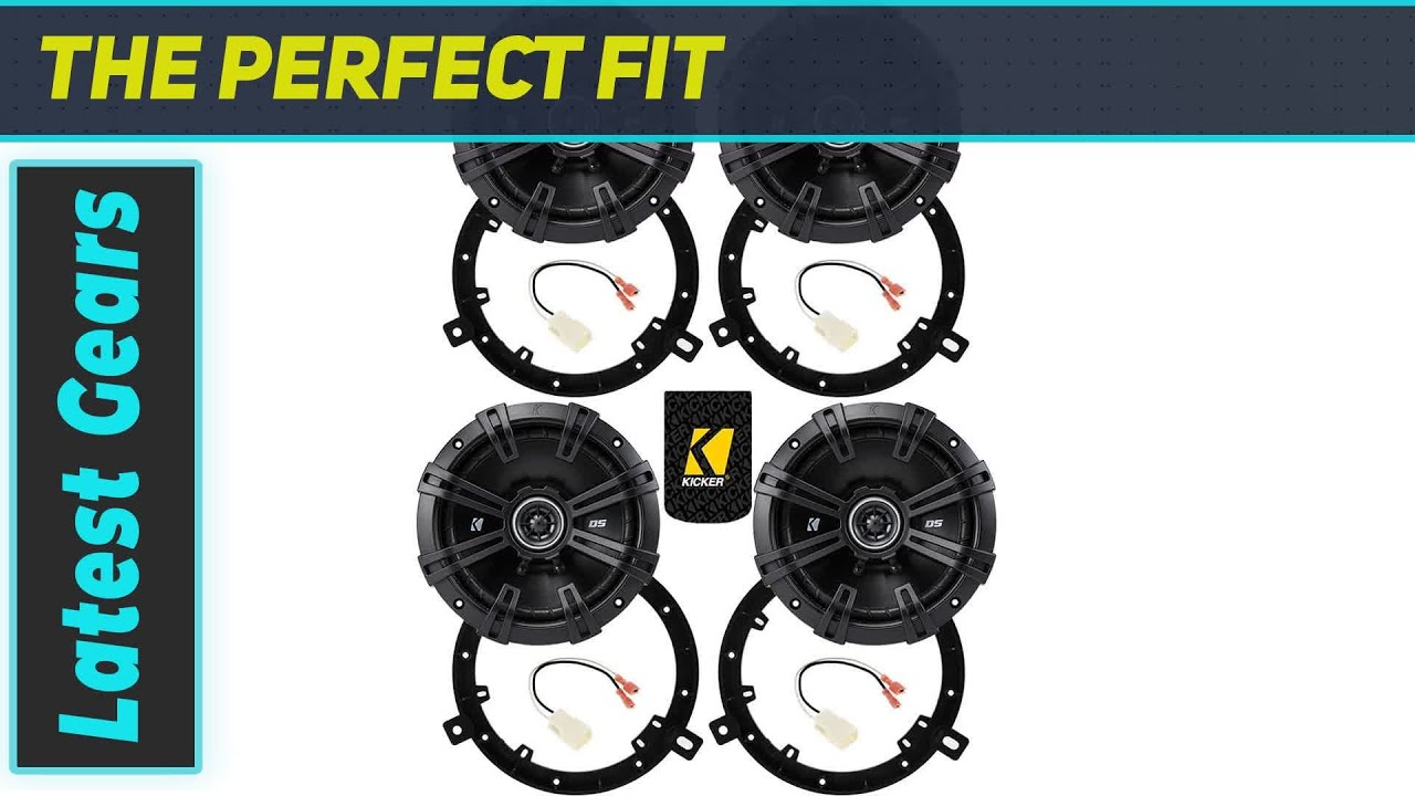 KICKER Speakers 6.75 inch Upgrade for Jeep Wrangler JK 2018 - Unboxing & Detailed Look at Best