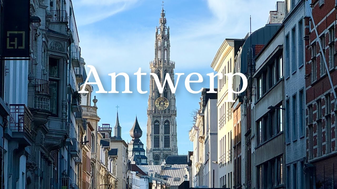 Antwerp | walking around the city, cathedrals, and local spots | silent VLOG