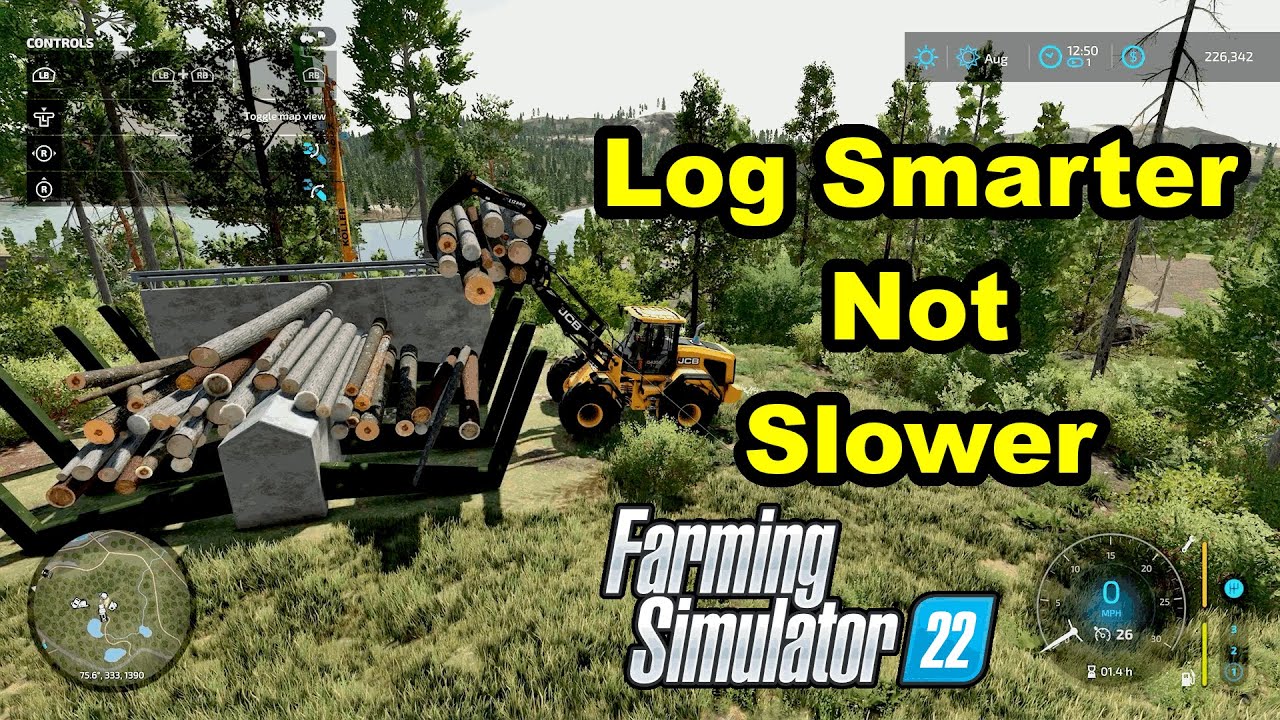 Советы по ускорению ведения журнала с помощью модов FS22 Logging и Platinum DLC