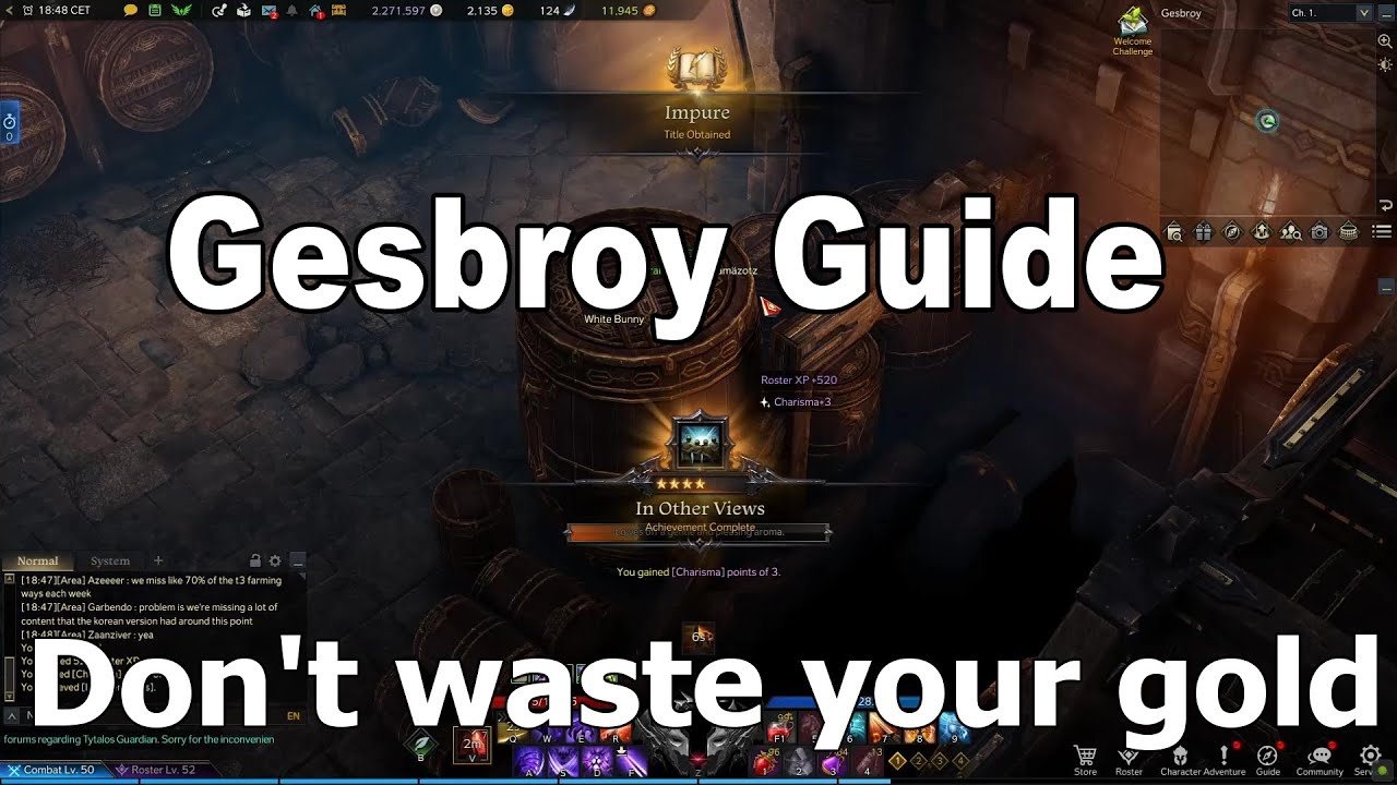 Lost Ark Gesbroy Island Guide/Walkthrough