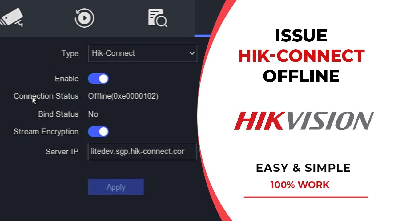 Как решить проблему Hik Connect в автономном режиме - Hikvision