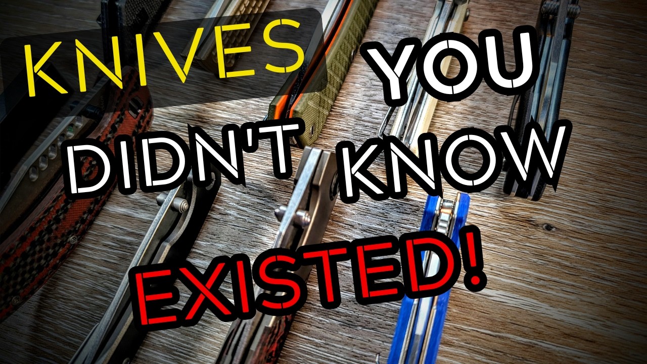 10 Excellent EDC Knives YOU Didn't Know EXISTED!