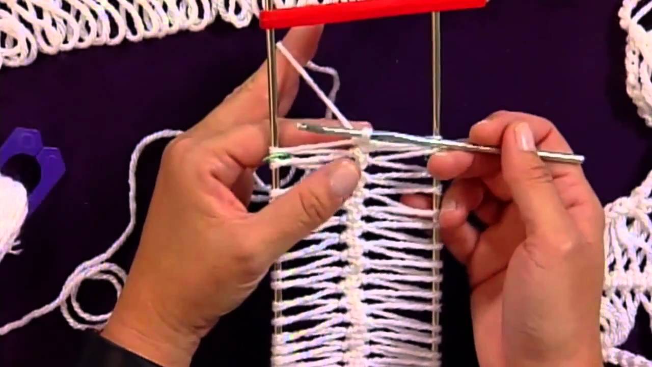 Learn to Make Hairpin Lace with Red Heart Yarns