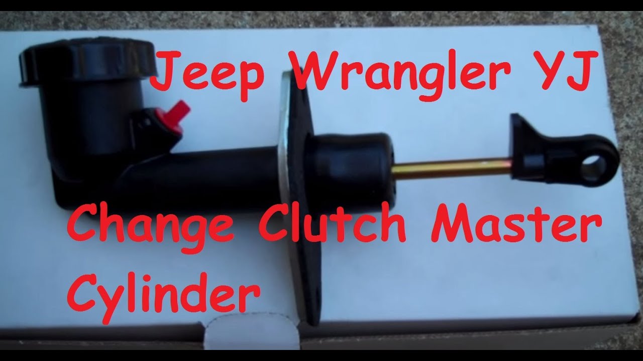 Jeep Wrangler Clutch master Cylinder change out