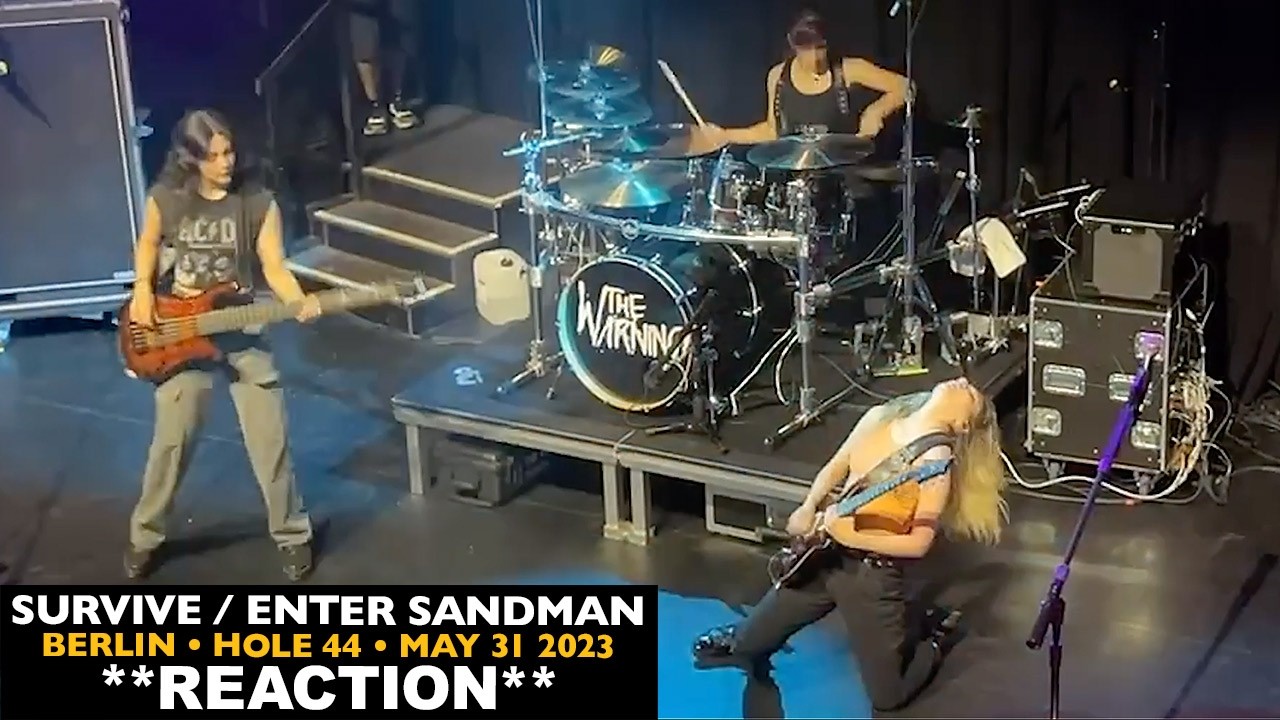 Musicians REACT to The Warning in Berlin 2023: Survive, Enter Sandman