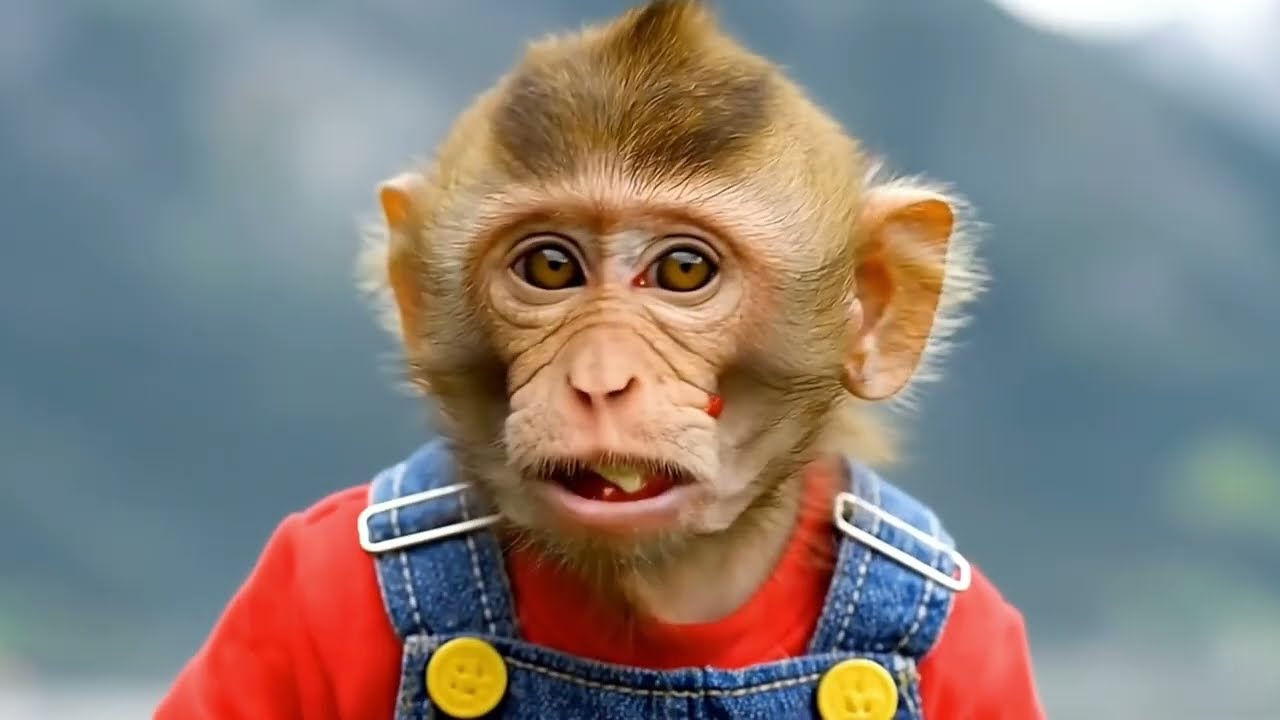 Monkey Nana the JCB Tractor Excavator Drives Tractor to Save the White Radish Farm MONKEY LIFE JCB