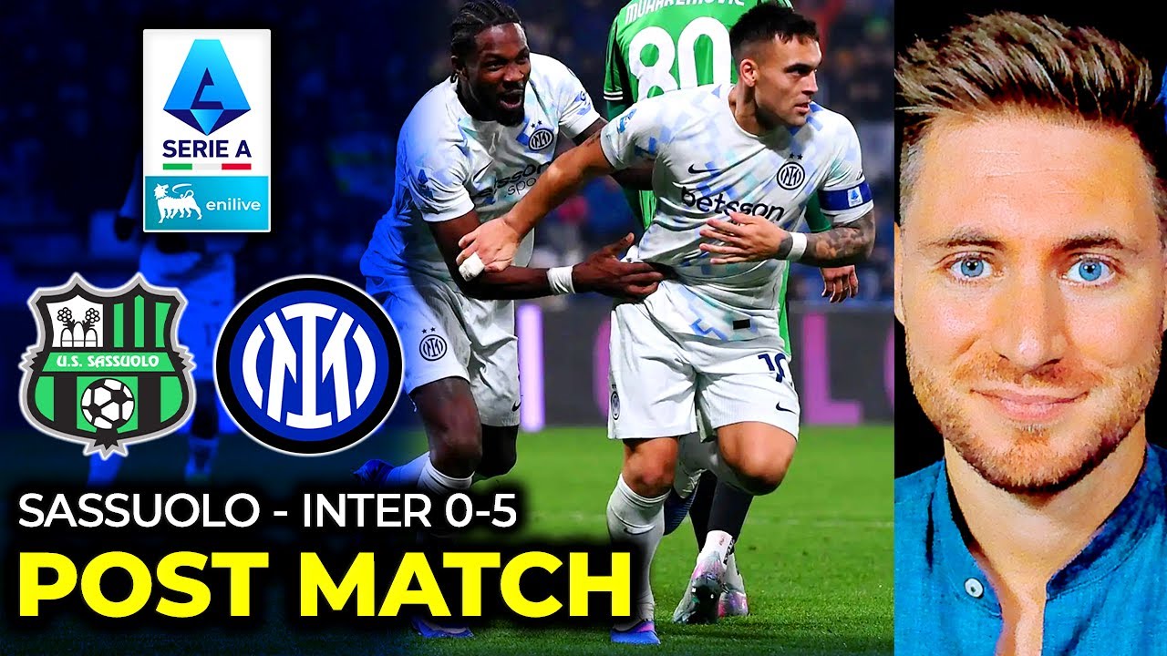 SASSUOLO INTER 0-5 Rosa lunga? NO! CHIVU BRAVO a GESTIRE!