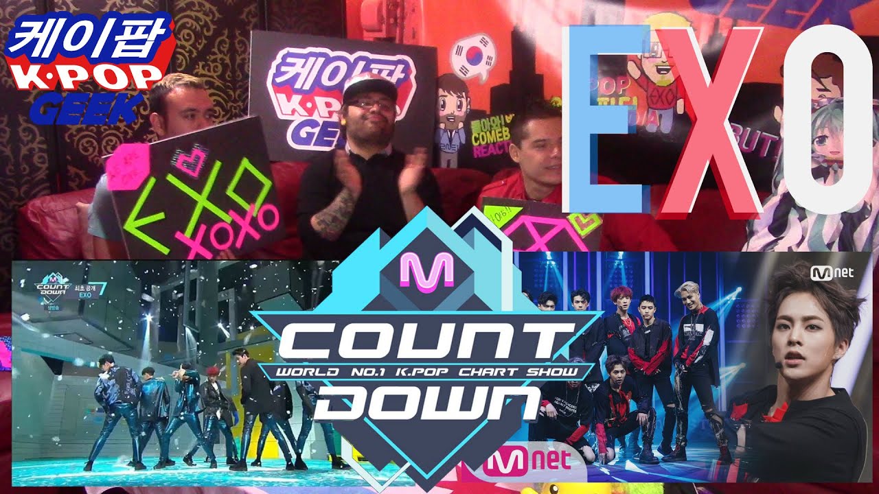 EXO - Lucky One & Monster Comeback Stage M COUNTDOWN Reaction #EXOFANBOYS