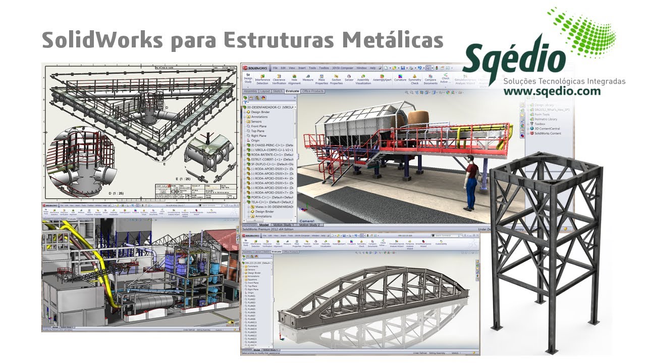 SolidWorks para empresas fabricantes de Estruturas Metálicas