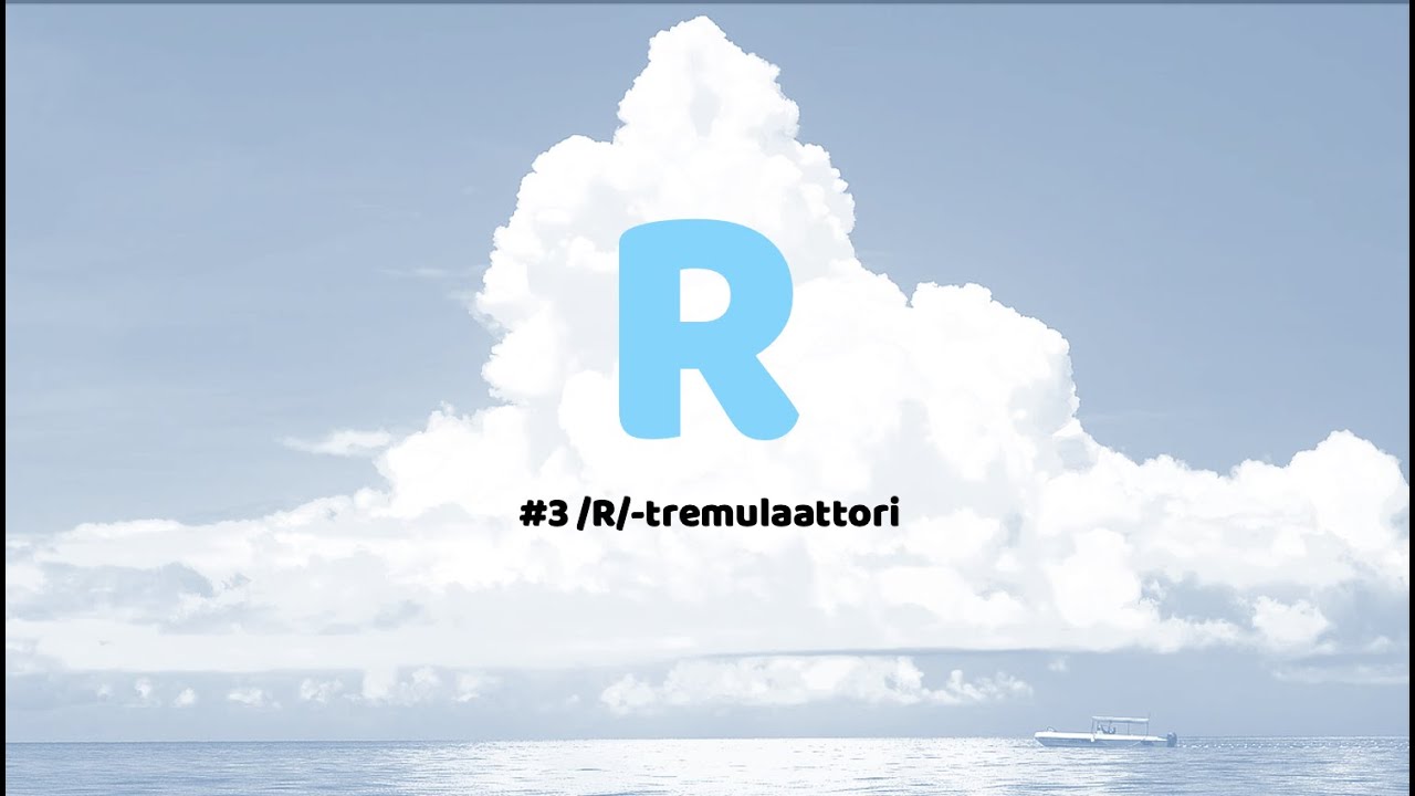 #3 R: /r/-tremulaattori sähköhammasharjalla