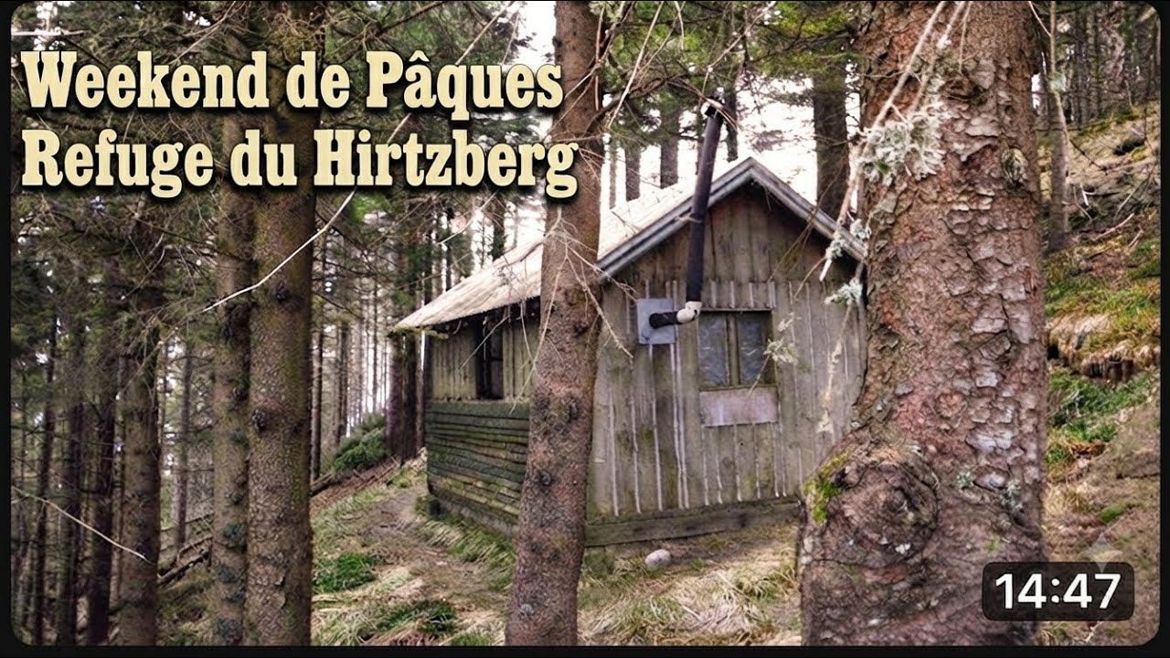 Refuge au  Hirtzberg - rando de Pâques