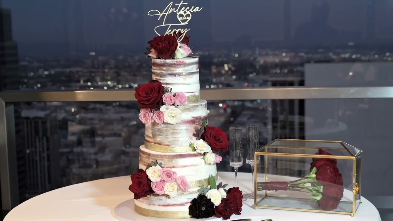 Terry-Antecia weddings celebration, photography, videography, City Club L.A Downtown Los Angeles Ca.