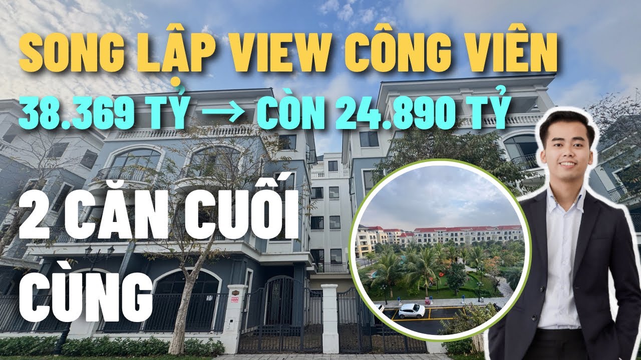 Đầu Xuân Lên Ngay Siêu Phẩm Song Lập San Hô View Công Viên 150m2 Giá Cực Tốt, Ở Cực Sướng