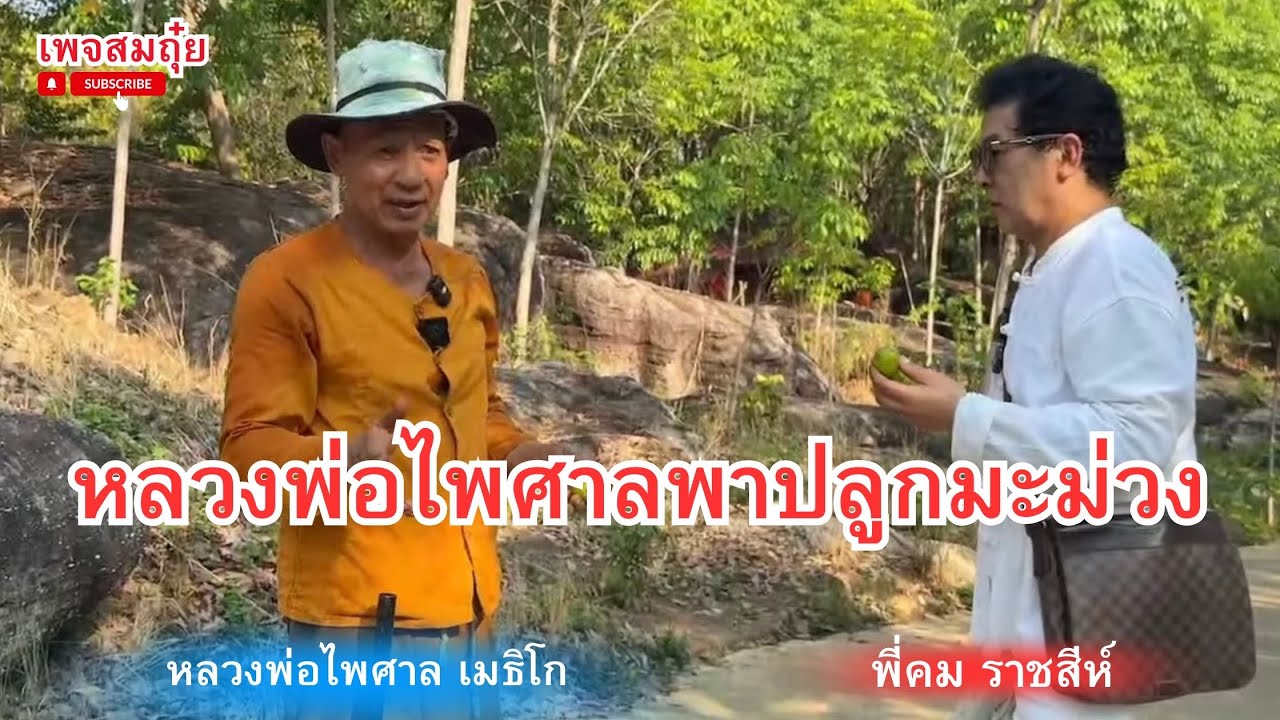 หลวงพ่อไพศาลพาปลูกมะม่วง #วัดป่าบ่อน้ำพระอินทร์  26/4/2568