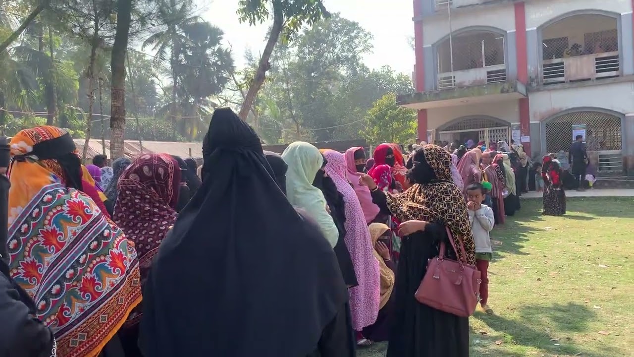 ভোট  চলতেছে🥰😍😍