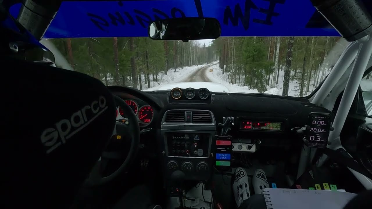 Finnskogsvalsen 2026 SS4 Hugo Carlberg/William Israels Subaru Impreza