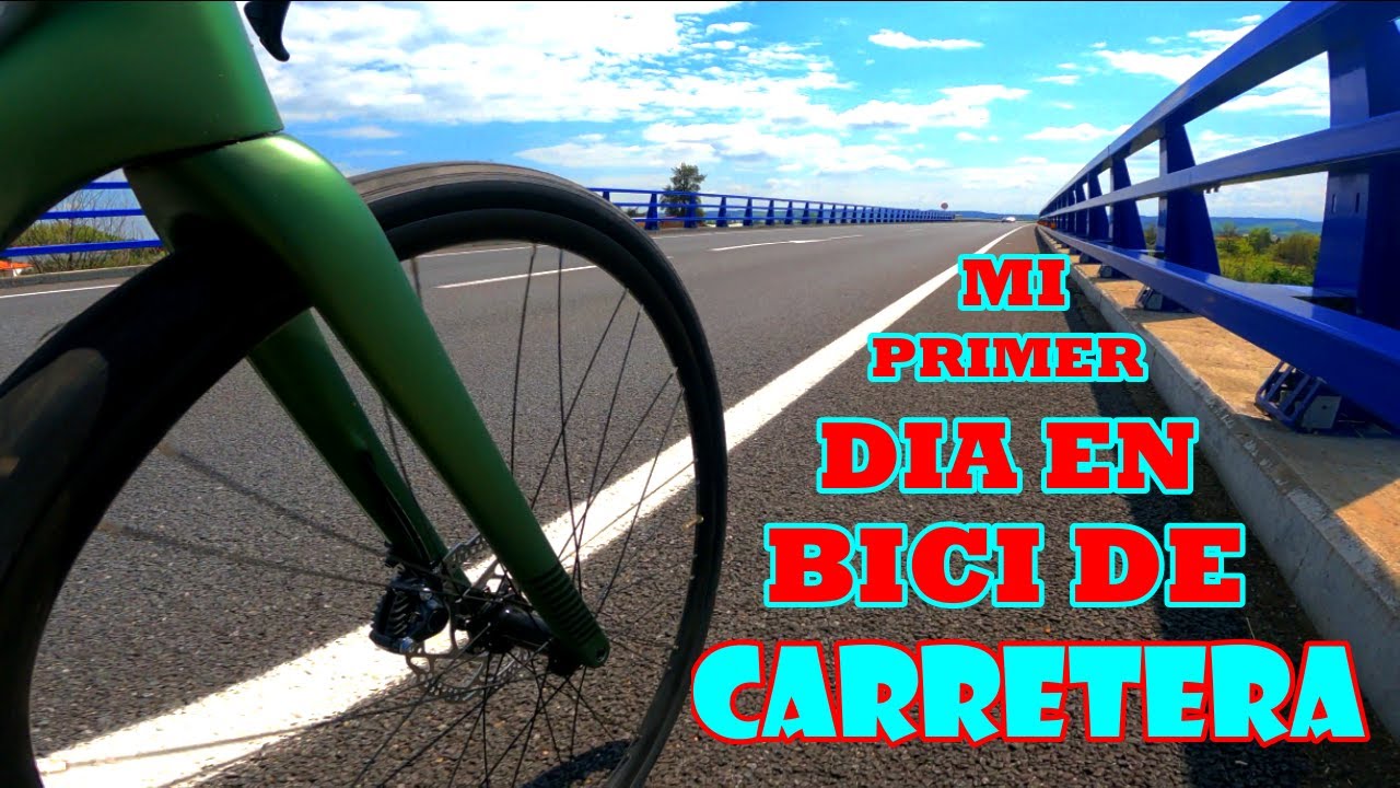 COMO ES MI PRIMER ENTRENO EN BICI DE CARRETERA.