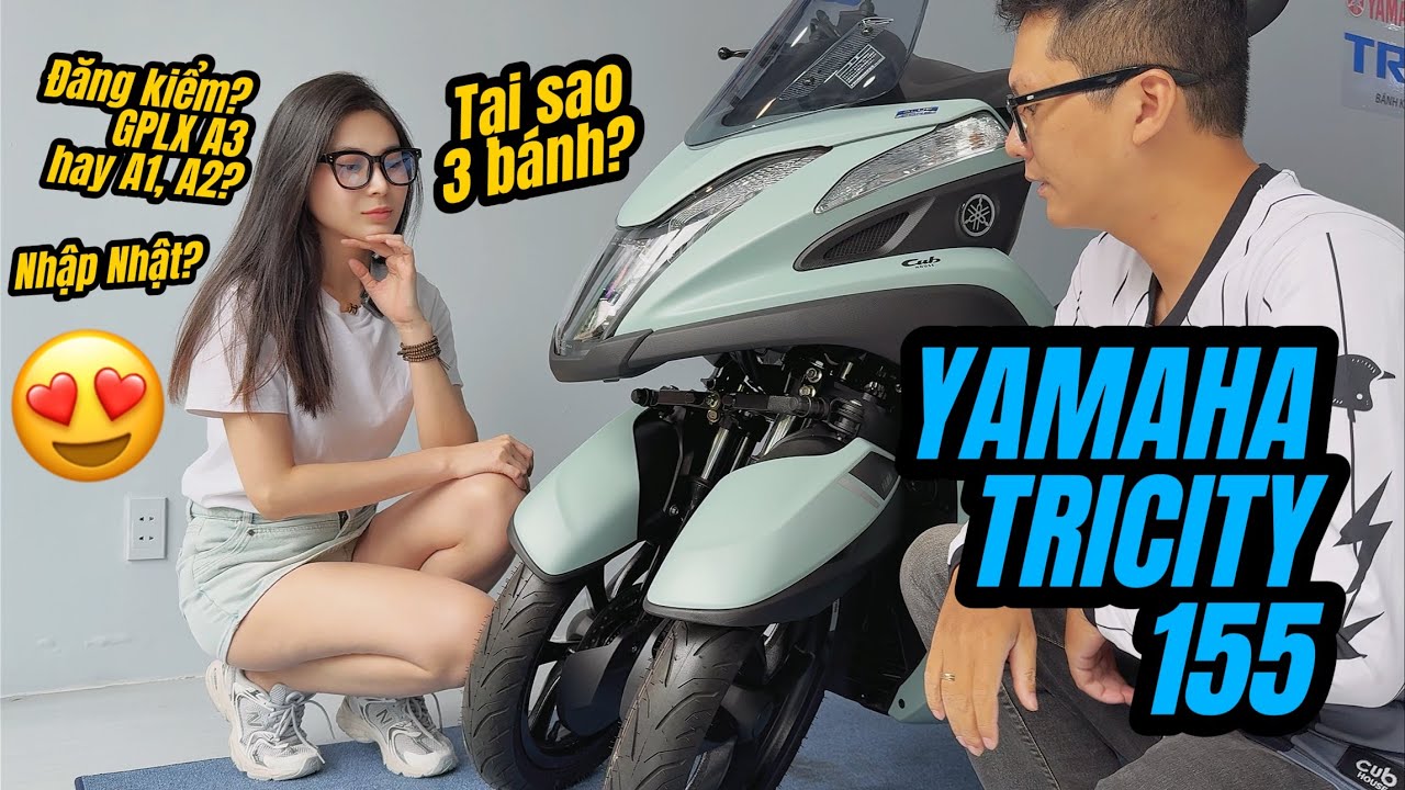 YAMAHA TRICITY 155 đánh giá xe tay ga 3 bánh có gì hay?