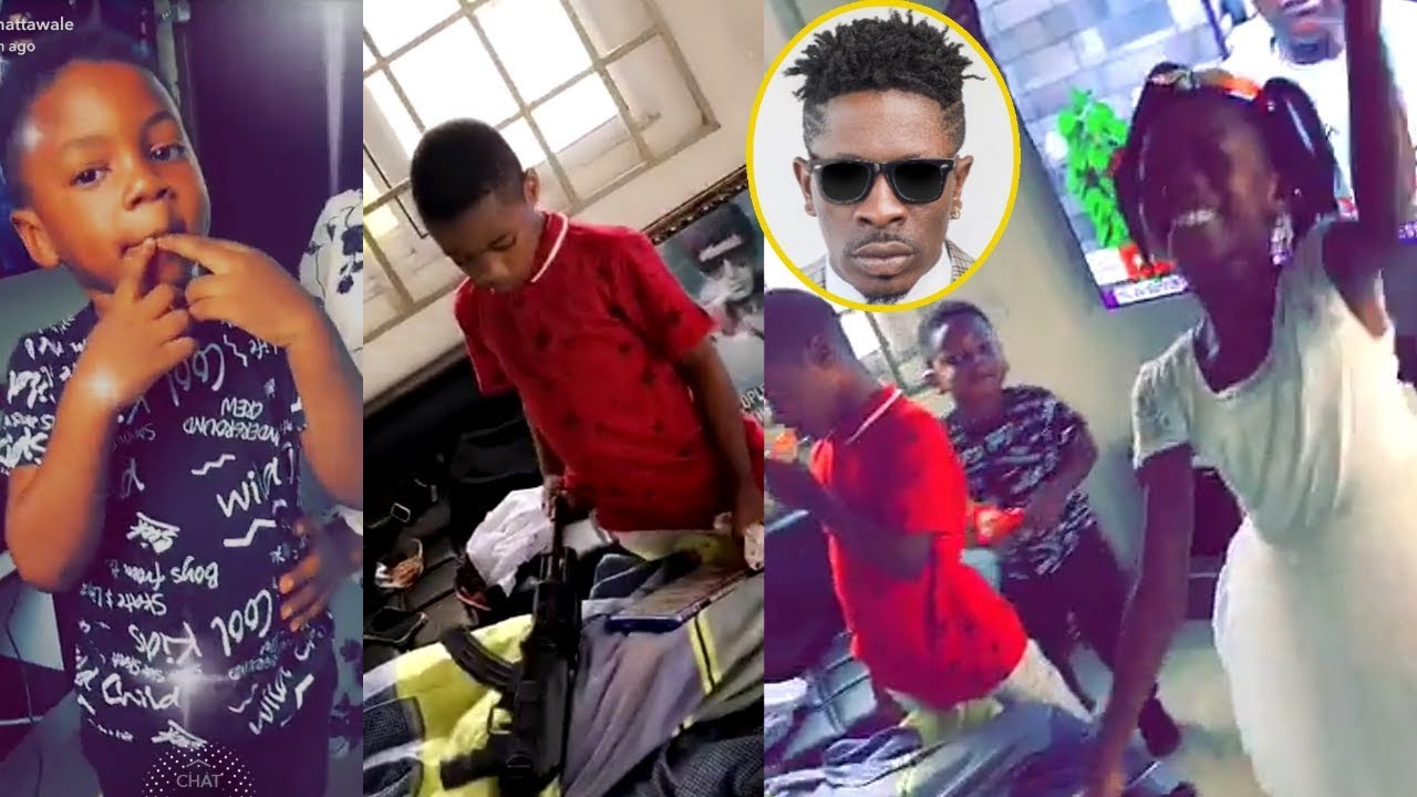 SHATTA WALE Brings His 3 Kids Together To Wish Him A Happy Fathers Day