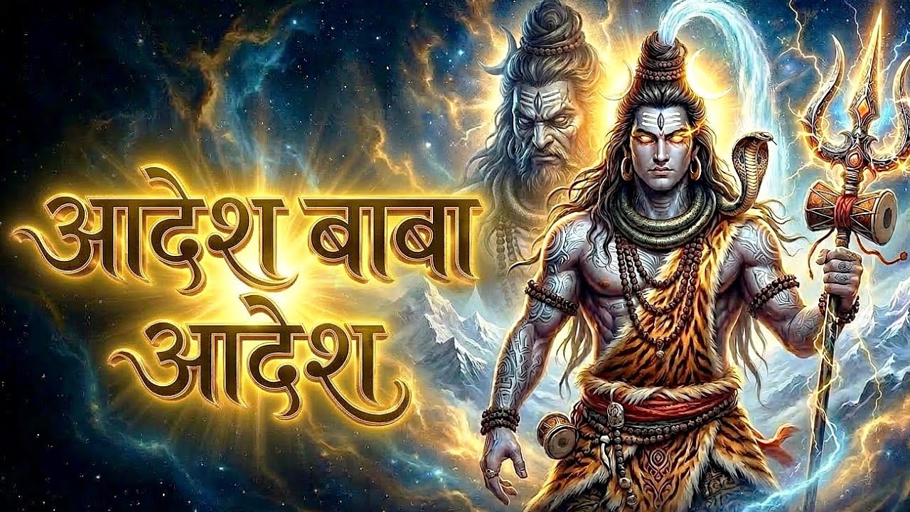 आदेश बाबा आदेश 🔱 | Aadesh Baba Aadesh | Har Har Mahadev | Powerful Mahadev Bhajan