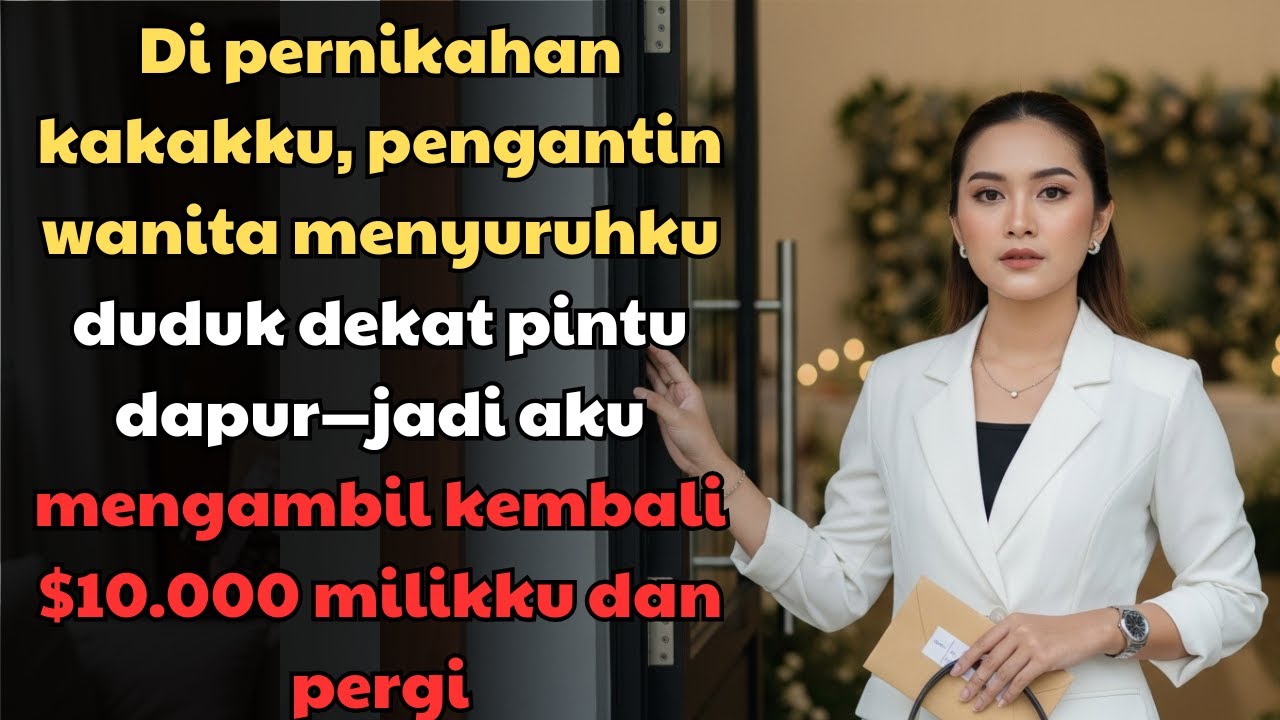 Di Pernikahan Kakakku, Aku Disuruh Duduk Dekat Dapur—Aku Ambil $10.000-ku dan Pergi