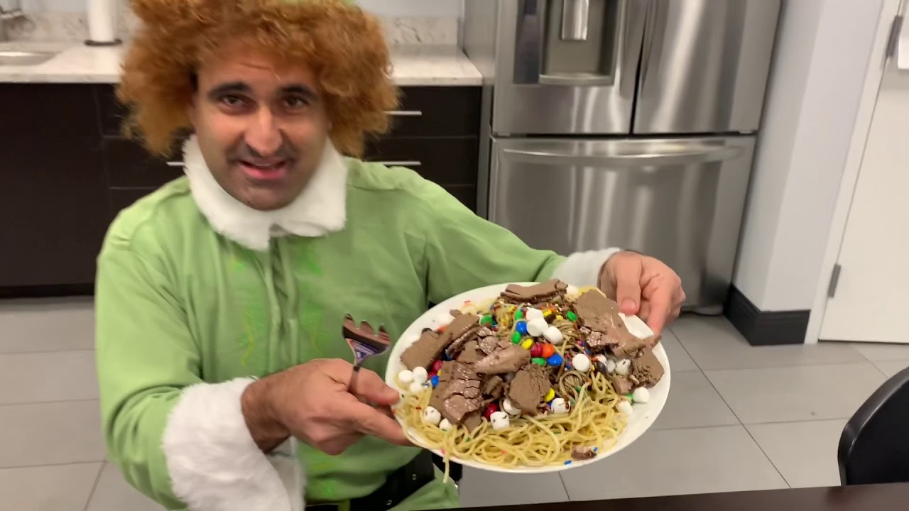 Buddy the Elf Spaghetti Challenge