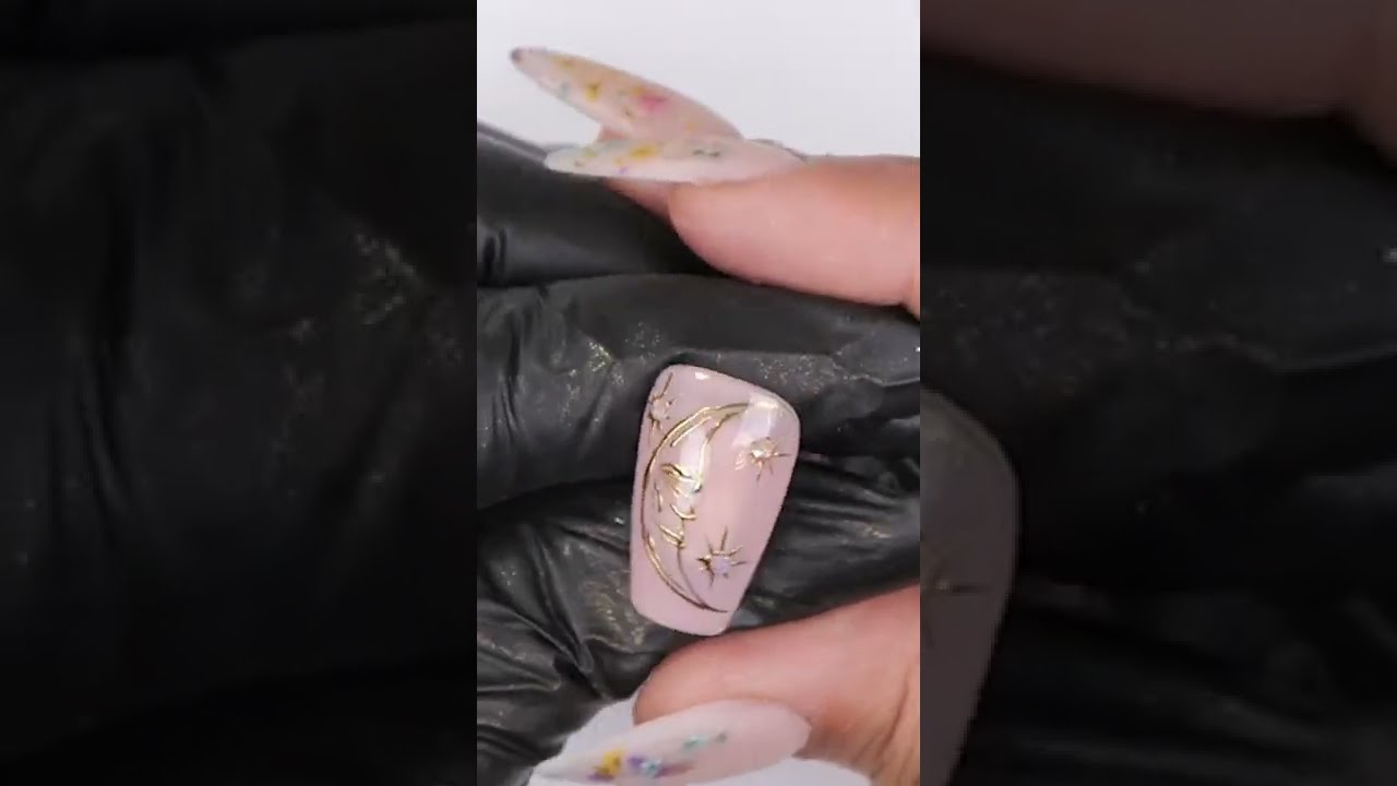 Celestial Moon #naionails #nails #celestial #moon #moonnails #nailart #shorts