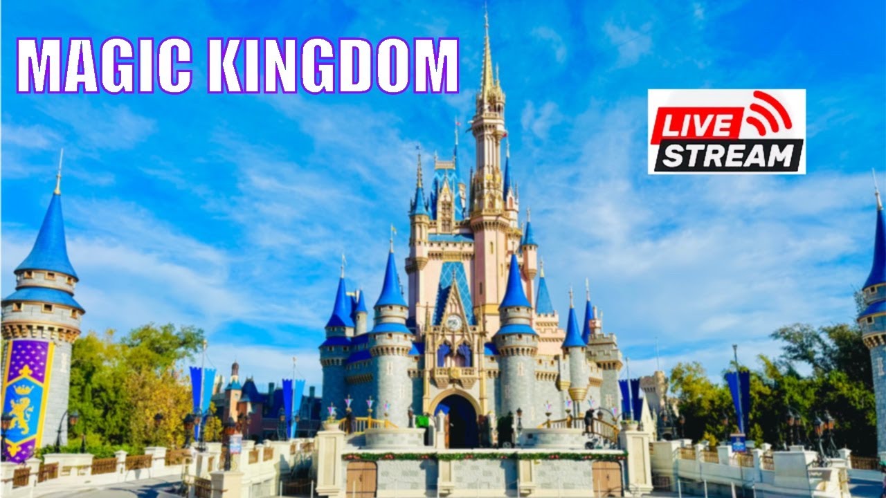 All Day Live Streaming Walt Disney World Magic Kingdom! Rides, Parades, Shows, Adventure and More!