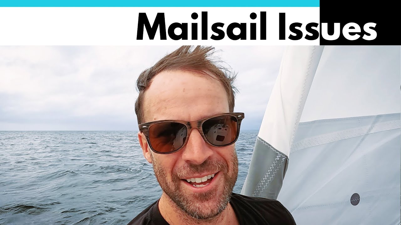 Sailing Vlog 34: Broken Block, Mailsail Locked