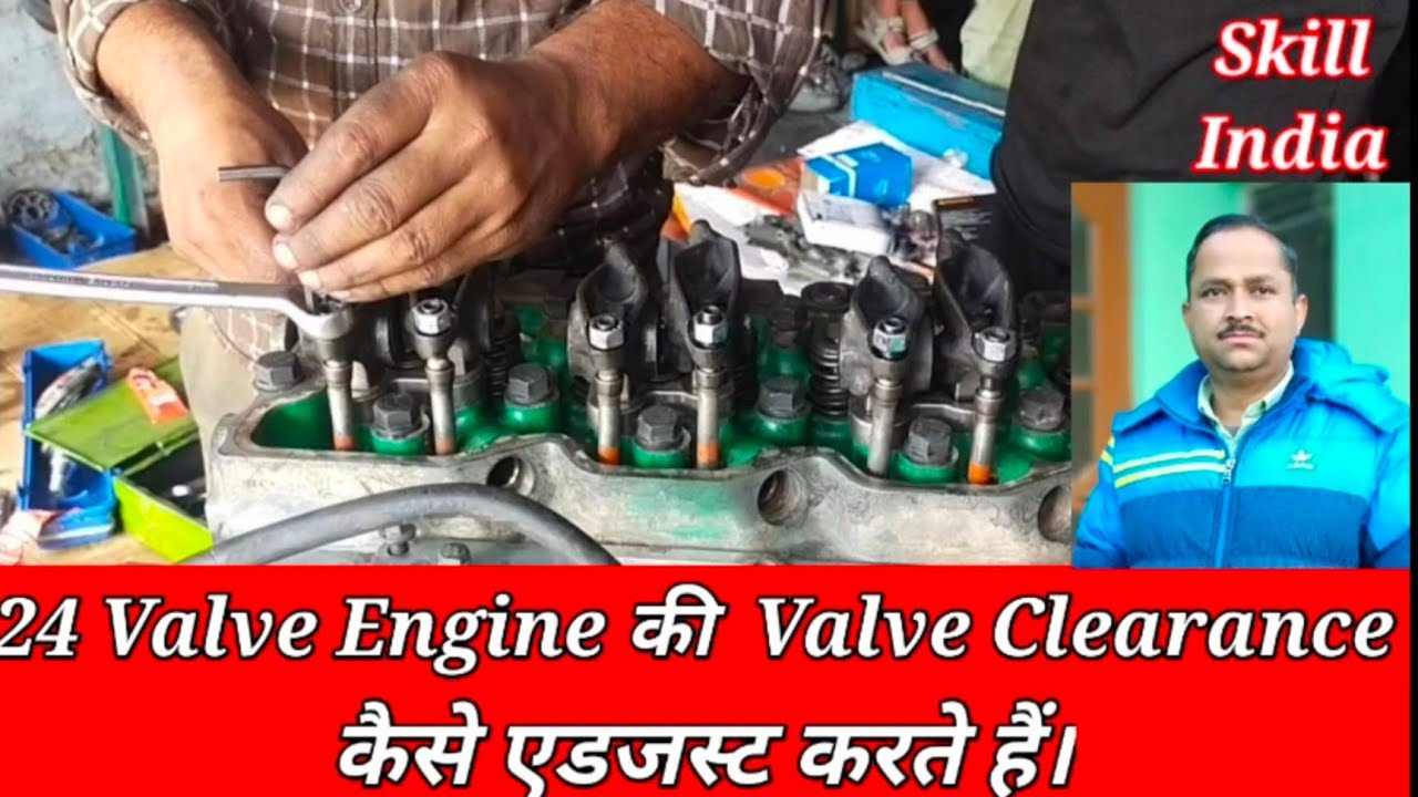 How do you adjust valve clearance on a 6 cylinder?