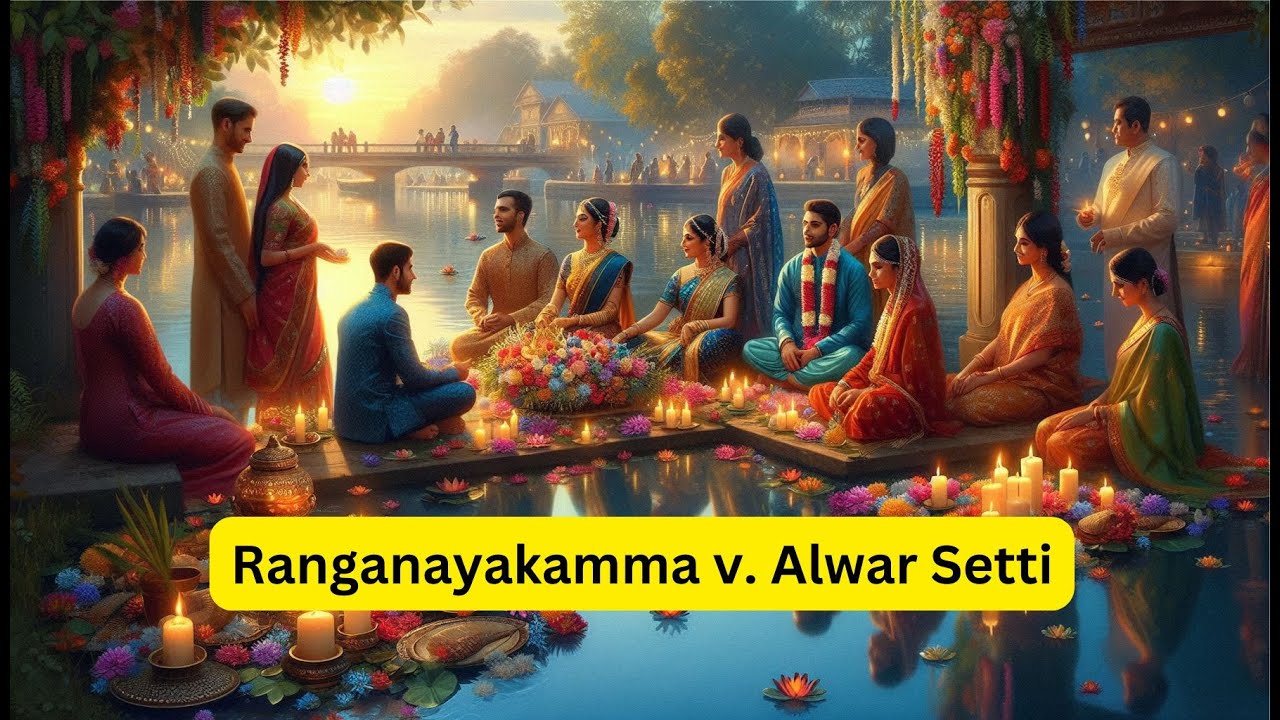 Ranganayakamma v. Alwar Setti (1889)
