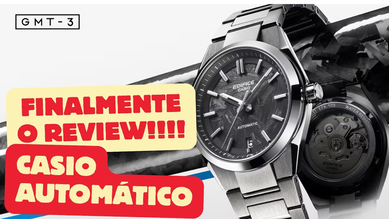 Casio Automatico - Minhas Primeiras Impressões do 1º Relógio Automático da Casio