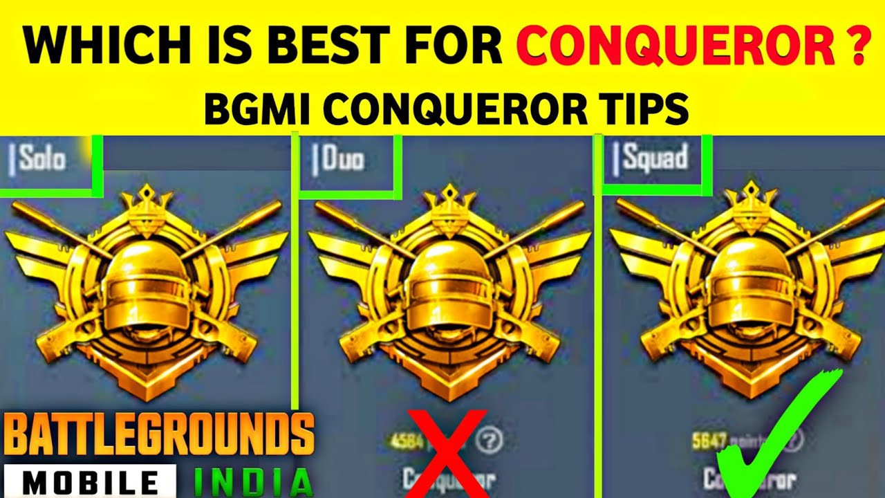 BGMI SOLO, DUO, SQUAD ?🔥 BGMI CONQUEROR TIPS 🔥 HOW TO PUSH CONQUEROR IN SEASON 20 🔥 CONQUEROR