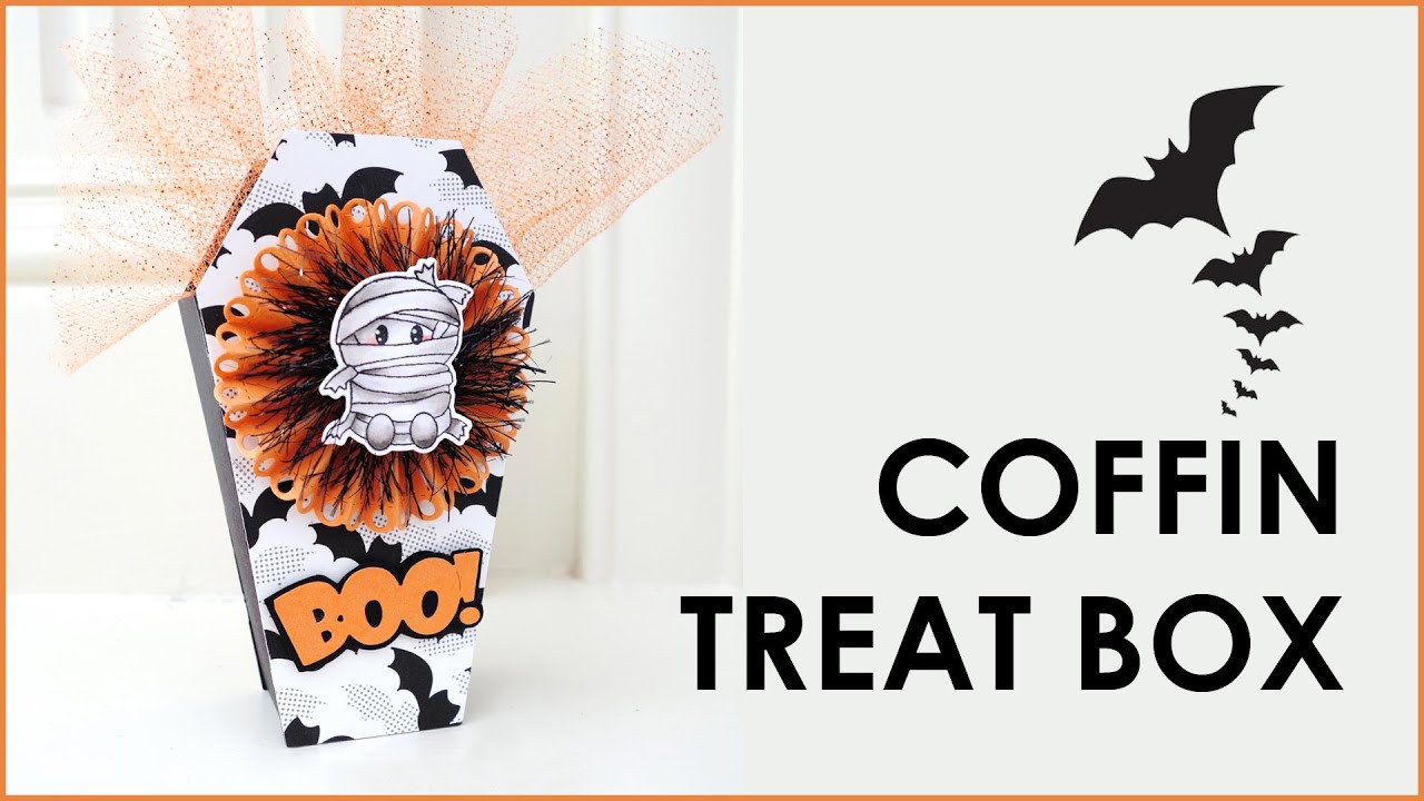 🎃👻 COFFIN TREAT BOX - Process Video 👻🎃