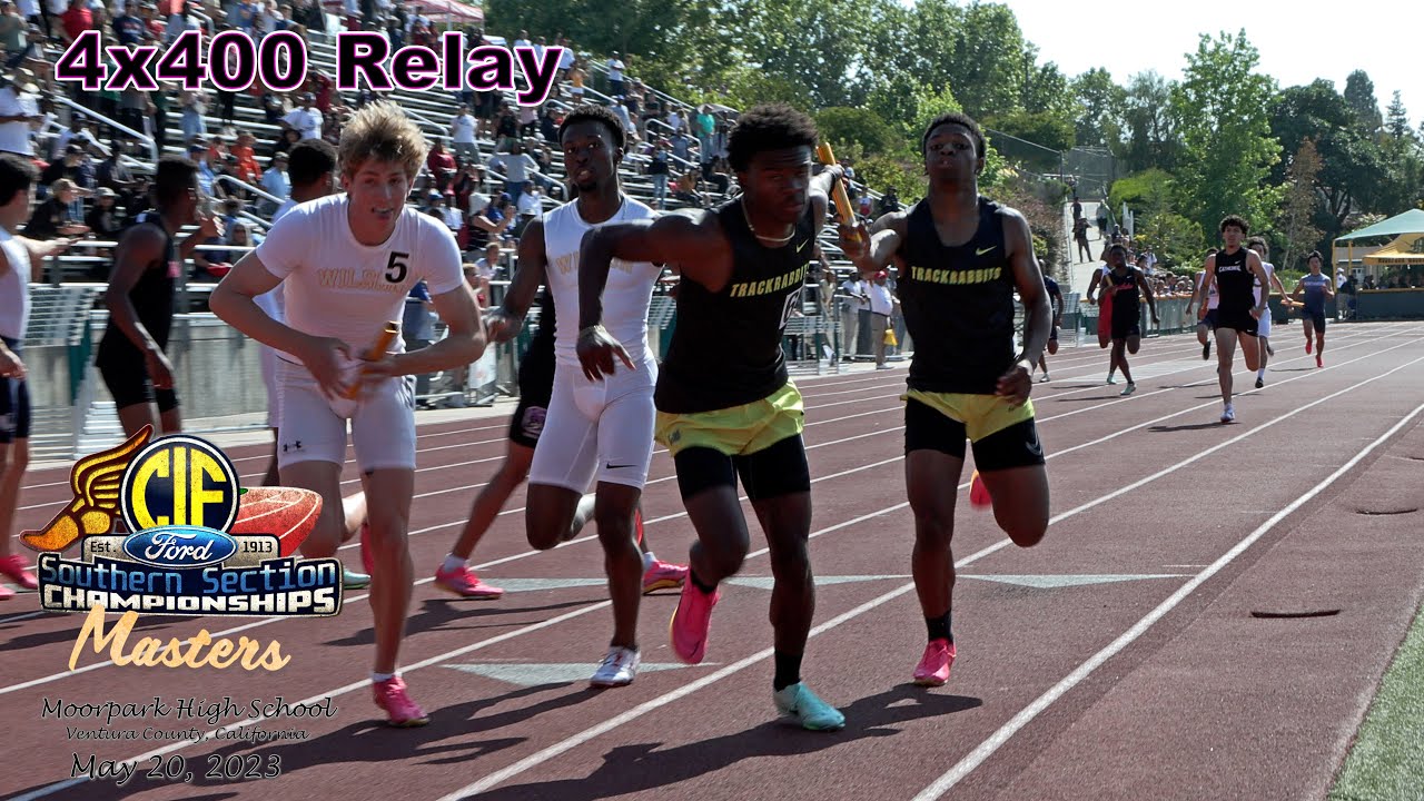 2023 TF - CIF-ss Masters - 4x400 Relay (Boys Championship)