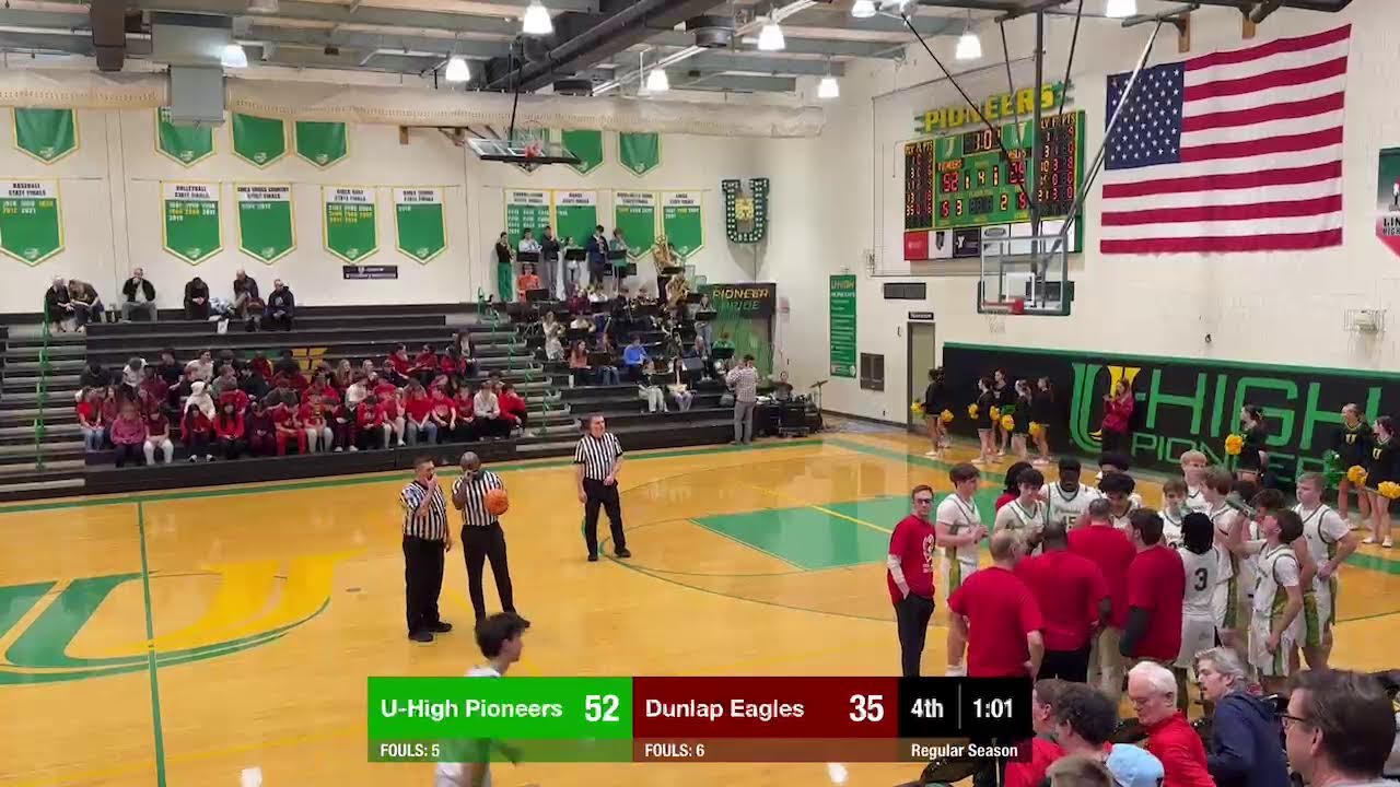 University High School Boys Varsity Basketball vs Dunlap High School Eagles – 02/10/2026