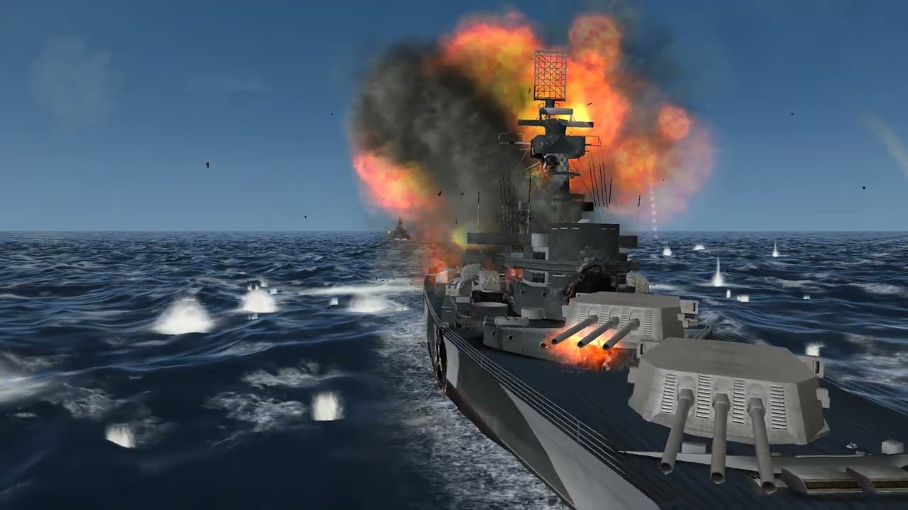 10 Iowa Class Battleships Vs 10 Tirpitz - Bismarck-class battleships