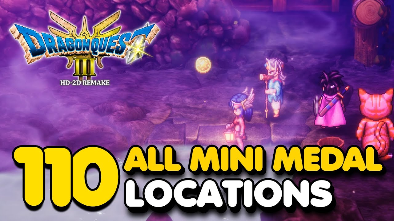 Dragon Quest 3 HD 2-D Remake - All Mini Medal Locations & Rewards