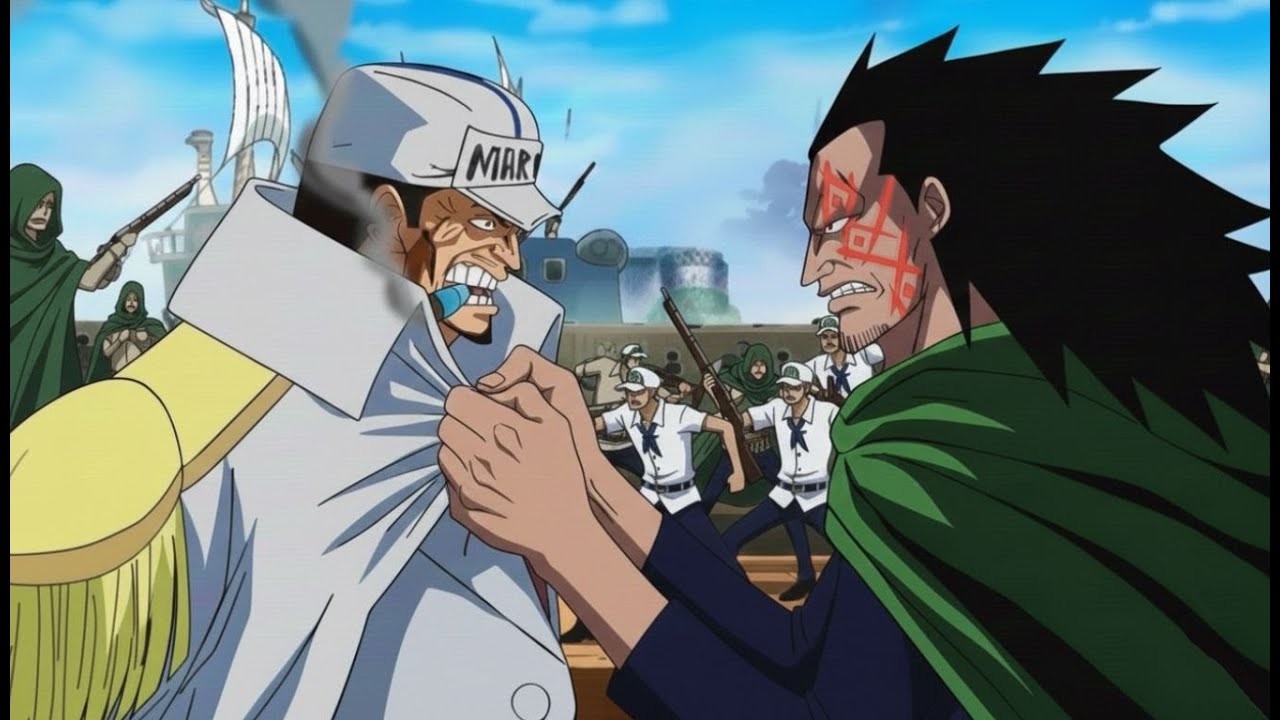 Dragon’s Power Revealed! Akainu Attacks Dragon to Protect the World Nobles