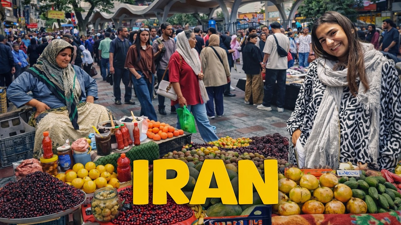 The Most Beautiful Food Lady in Iran 😍 | Tehran Bazaar