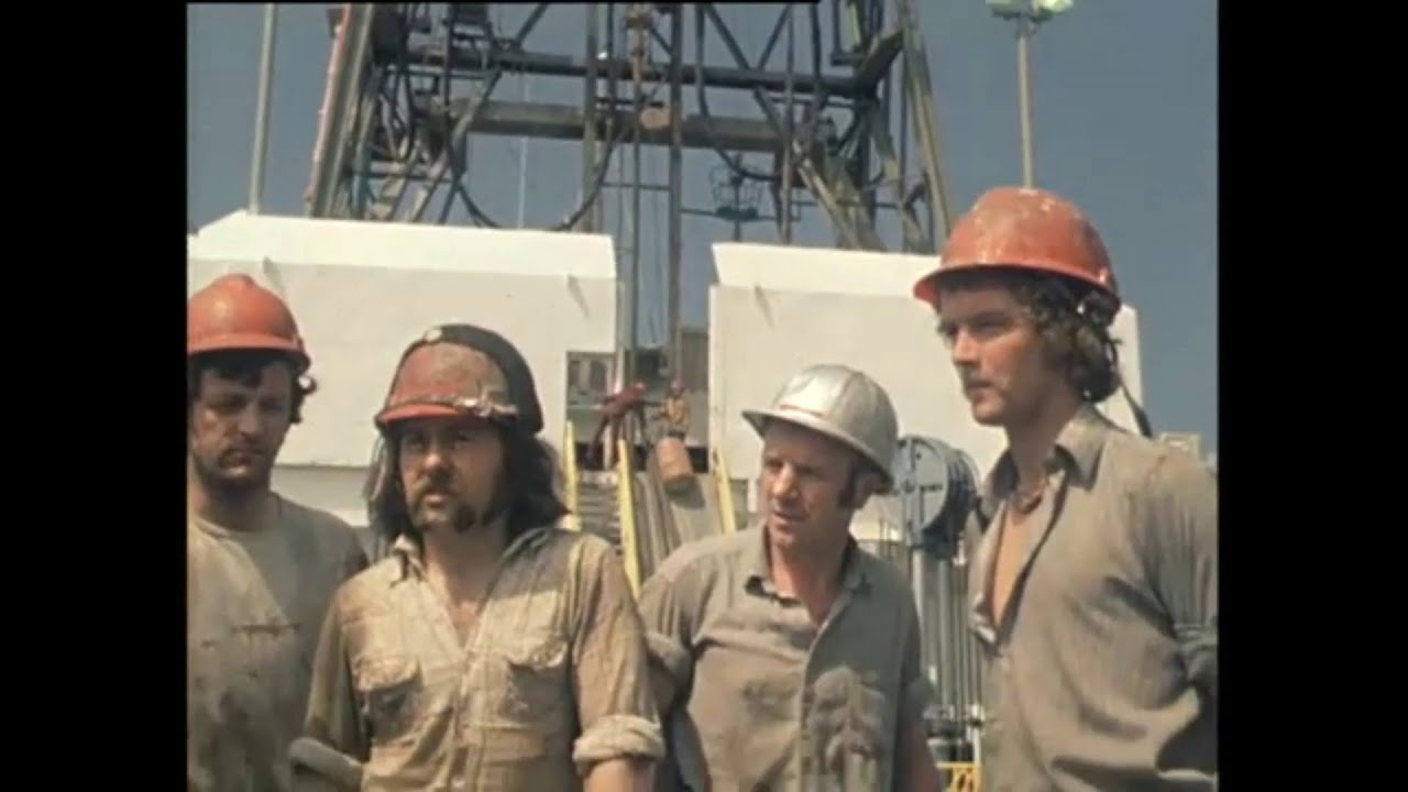 Working On An Oil Rig off Co. Clare, Ireland 1977