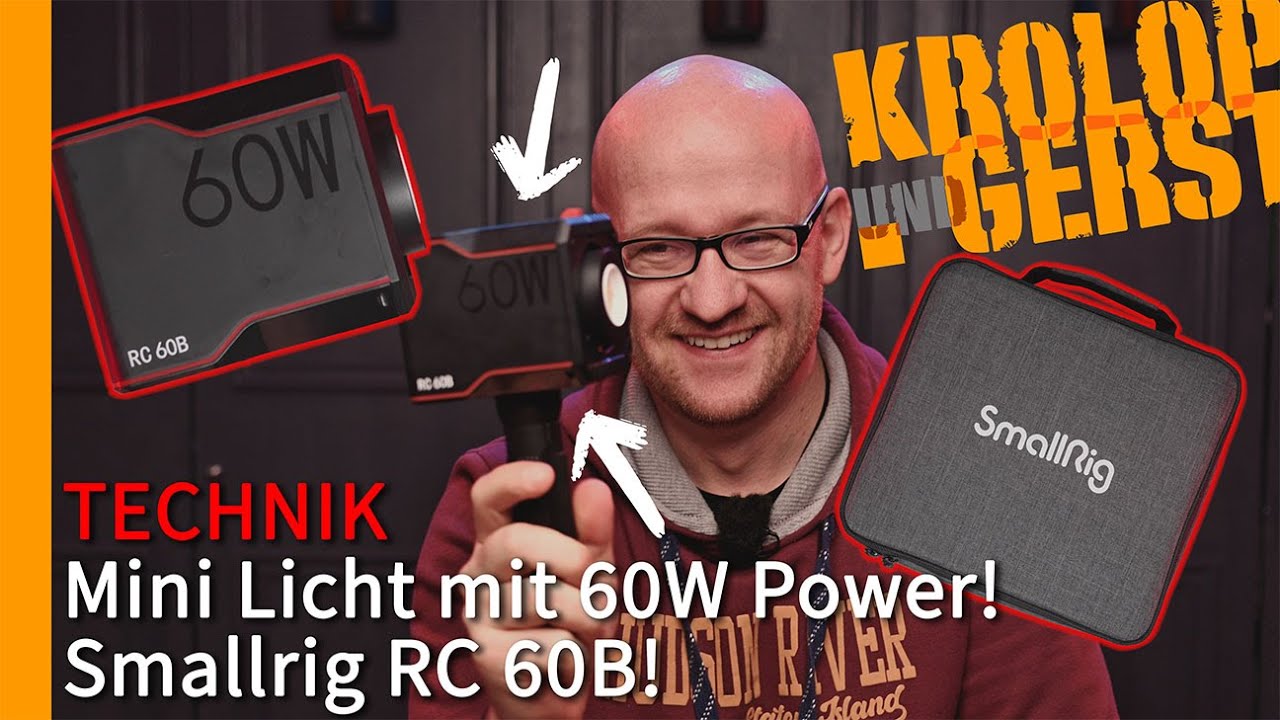 Mini Licht mit 60 W Power! Smallrig RC 60B! 📷 Krolop&Gerst