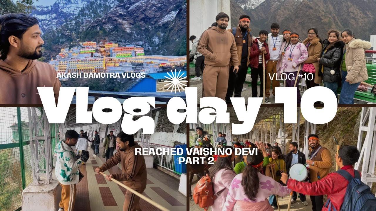 Vaishno devi vlog /part 2/family vlog / ladhai hogai thiii 😱😱/deer dikhaa🦌👀/daily vlogs/jai mataDI🙏🏻